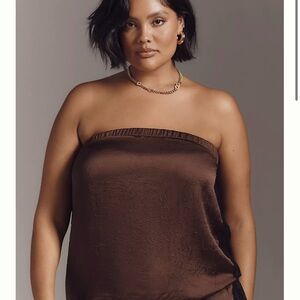 By Anthropologie Textured Tube Top